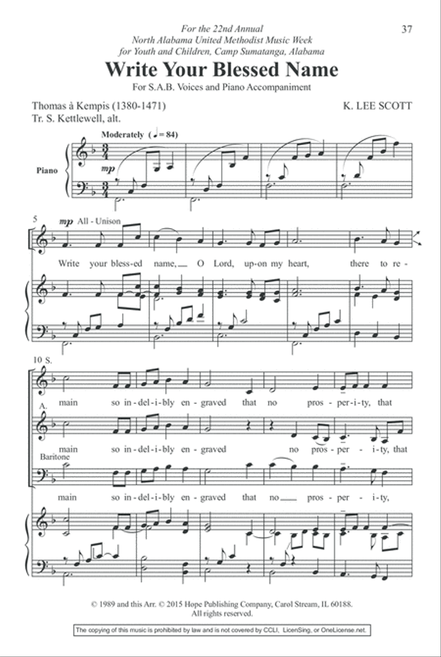 Easy Anthems, Vol. 5 3-Part scores gallery preview page 40