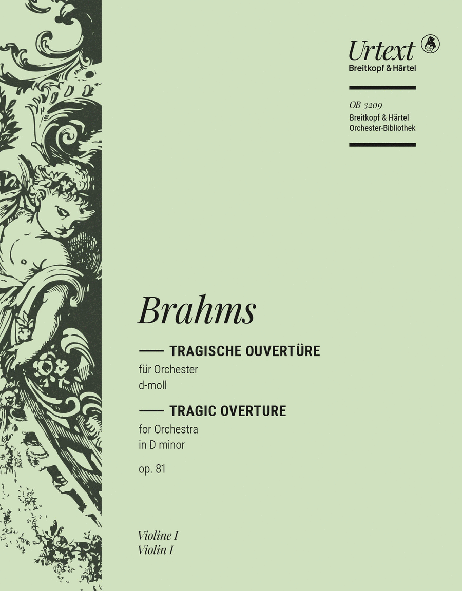 Tragic Overture in D minor Op. 81 Orchestra scores gallery preview page 1