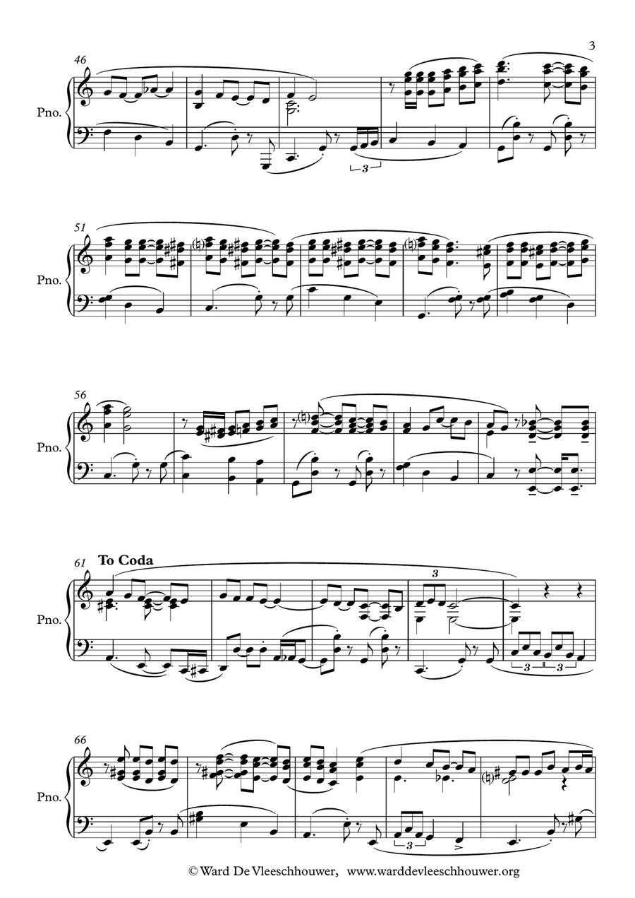 La Flor De La Canela Piano Solo scores gallery preview page 3
