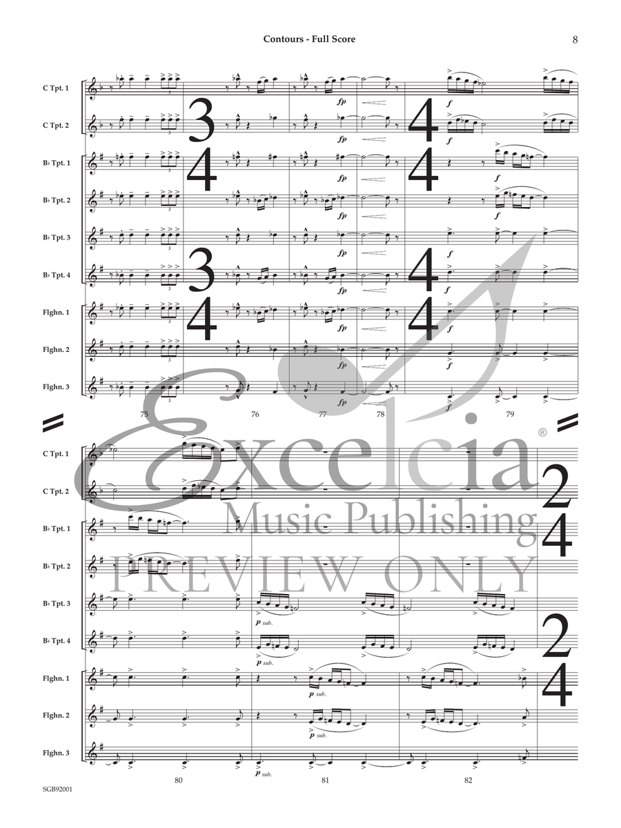 Contours Brass Ensemble scores gallery preview page 9