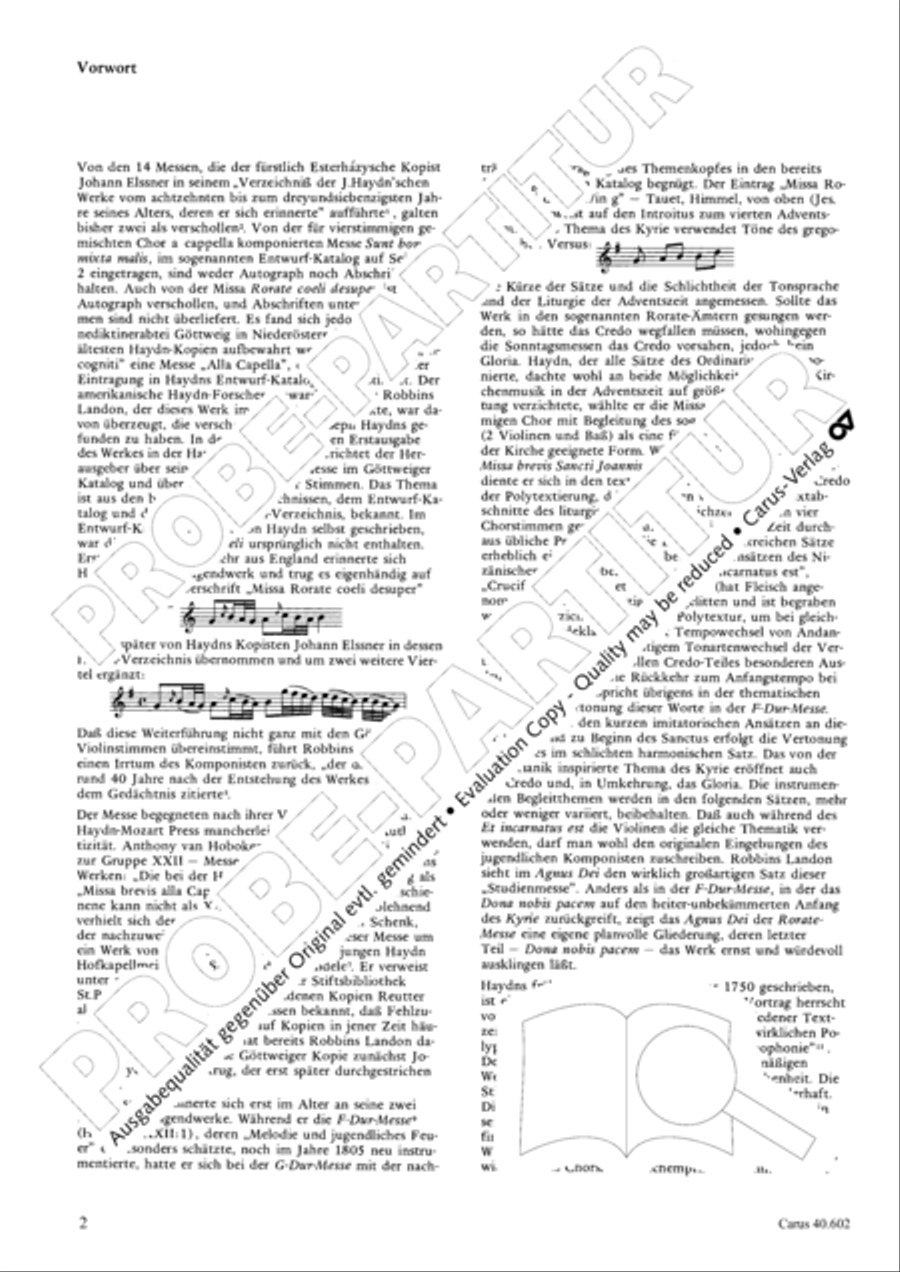 Missa brevis 4-Part scores gallery preview page 3