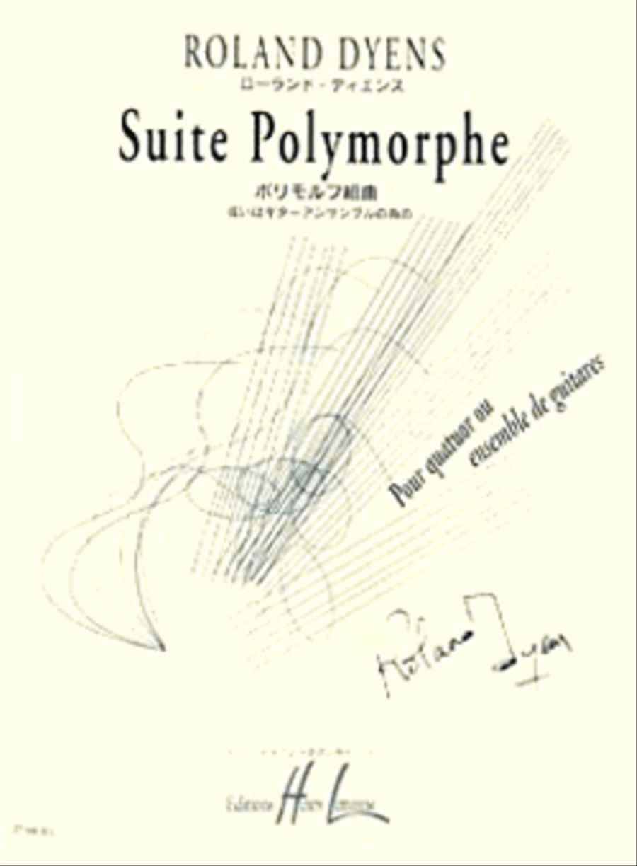 Suite Polymorphe Guitar Ensemble scores gallery preview page 1