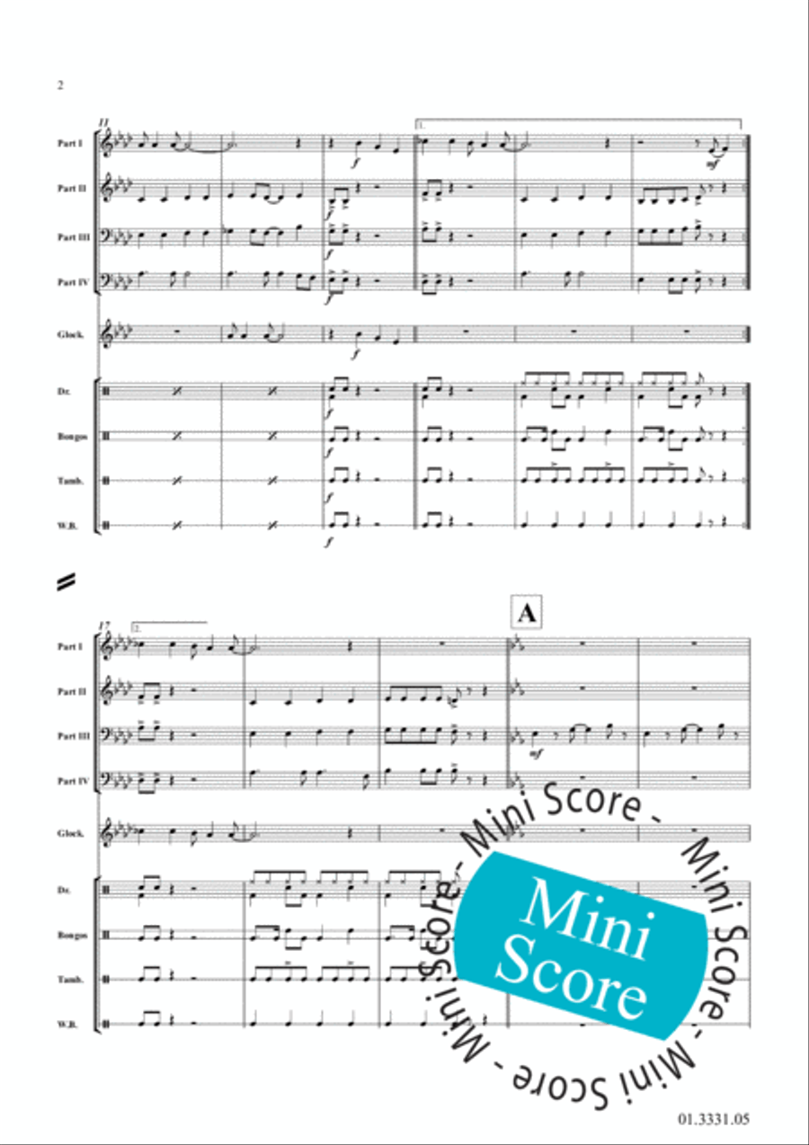 Thinkin' Big Thinkin' Big Concert Band scores gallery preview page 6