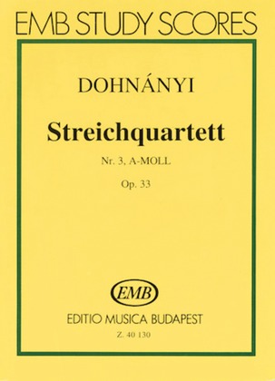 String Quartet No. 3 in A Minor, Op. 33