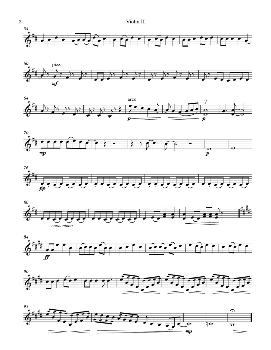 Love Story String Quartet scores gallery preview page 4