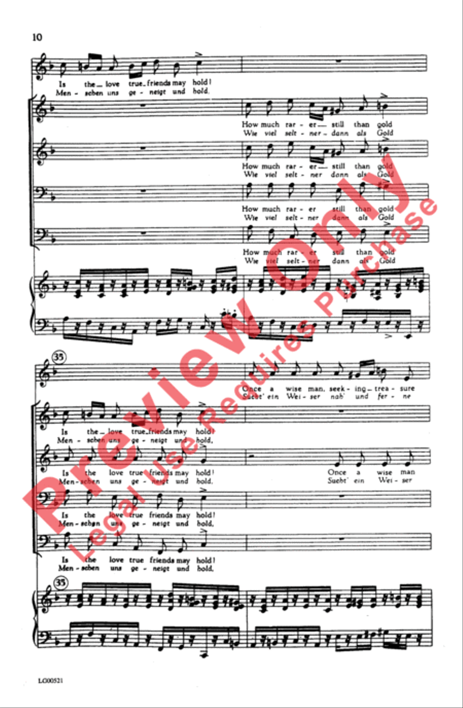 Ständchen Men's Choir scores gallery preview page 10