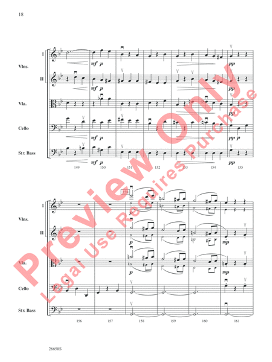 Halloween Spooktacular String Orchestra scores gallery preview page 19