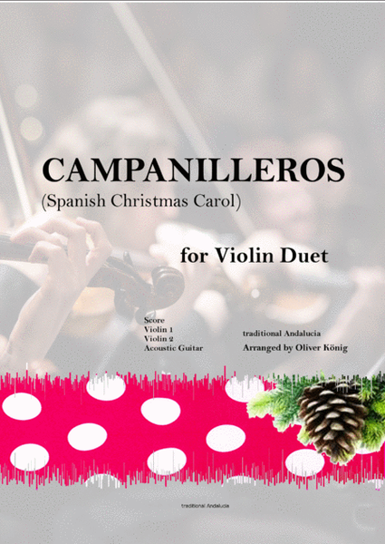 Campanilleros, spanish Christmas Carol for String Duet image number null