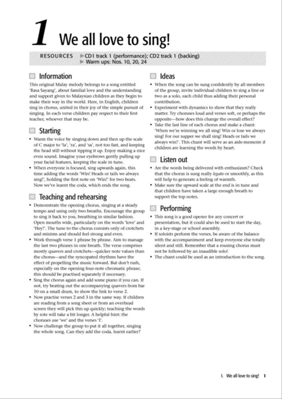 Junior Voiceworks 2 Unison Choir scores gallery preview page 16