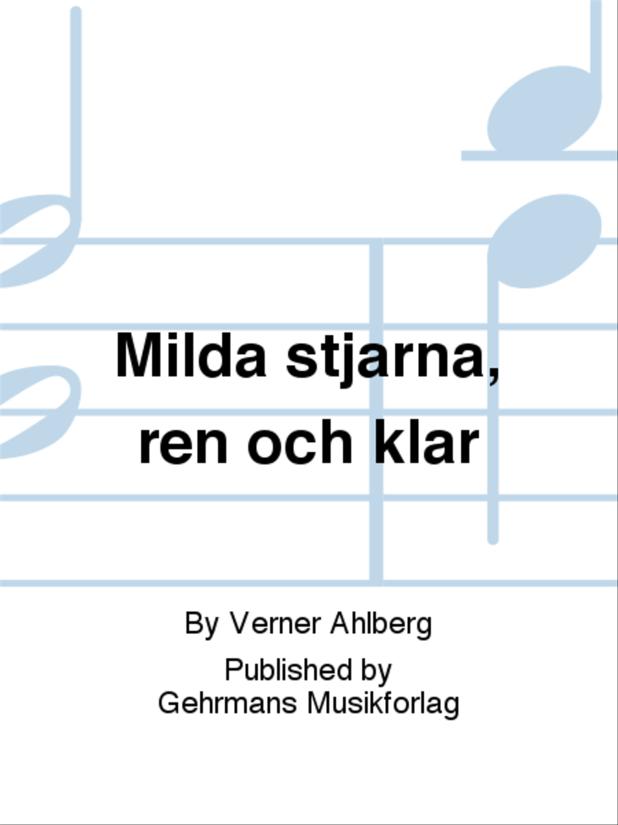 Milda stjarna, ren och klar SSA scores gallery preview page 1