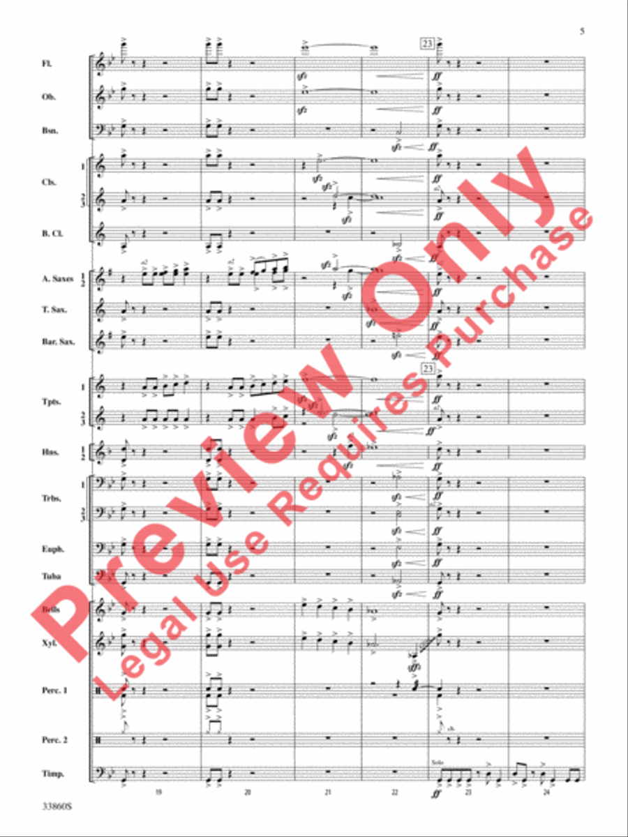 Critical Mass Concert Band scores gallery preview page 6