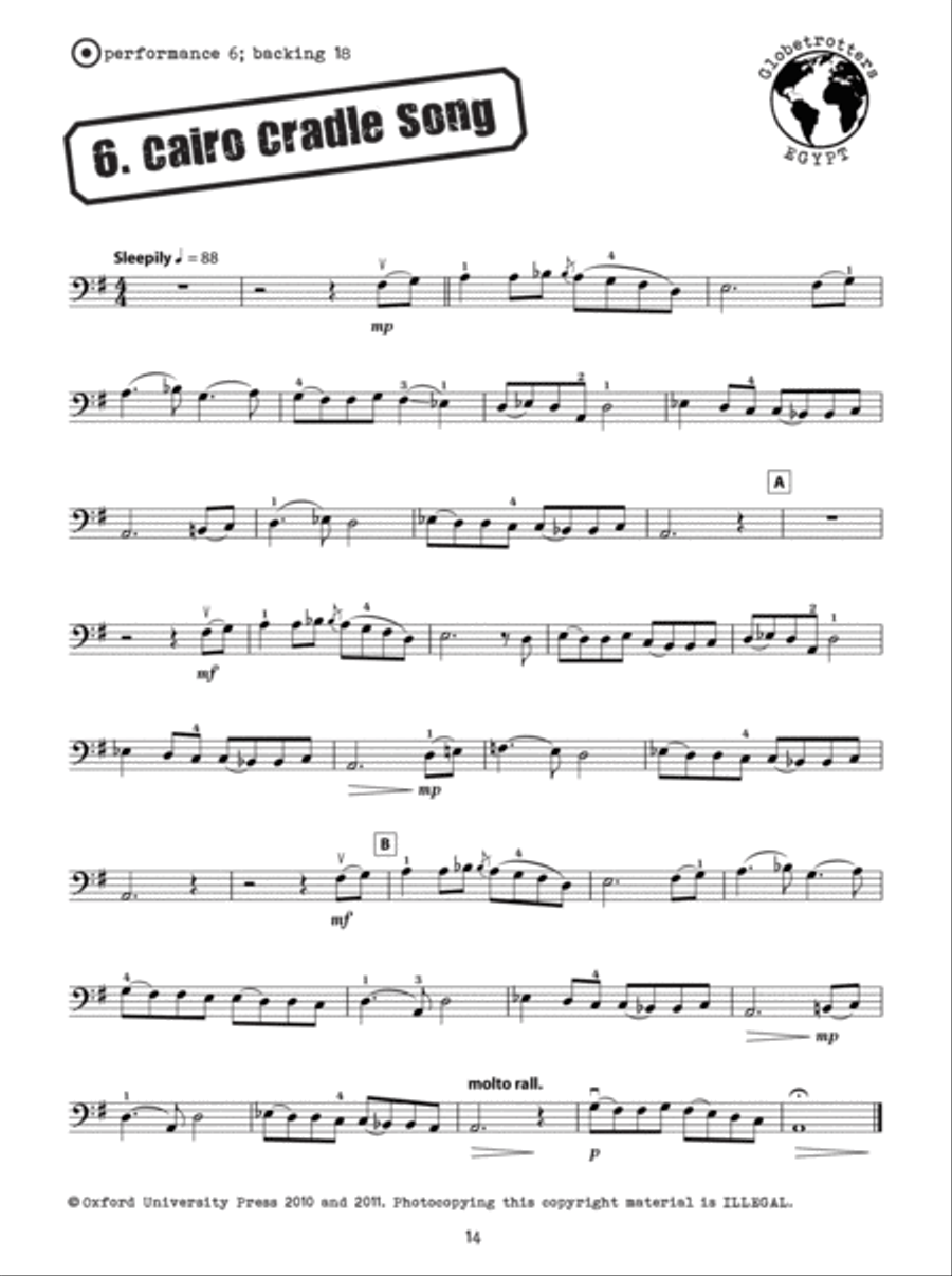 Cello Globetrotters + CD Cello Globetrotters + CD Piano Accompaniment scores gallery preview page 4