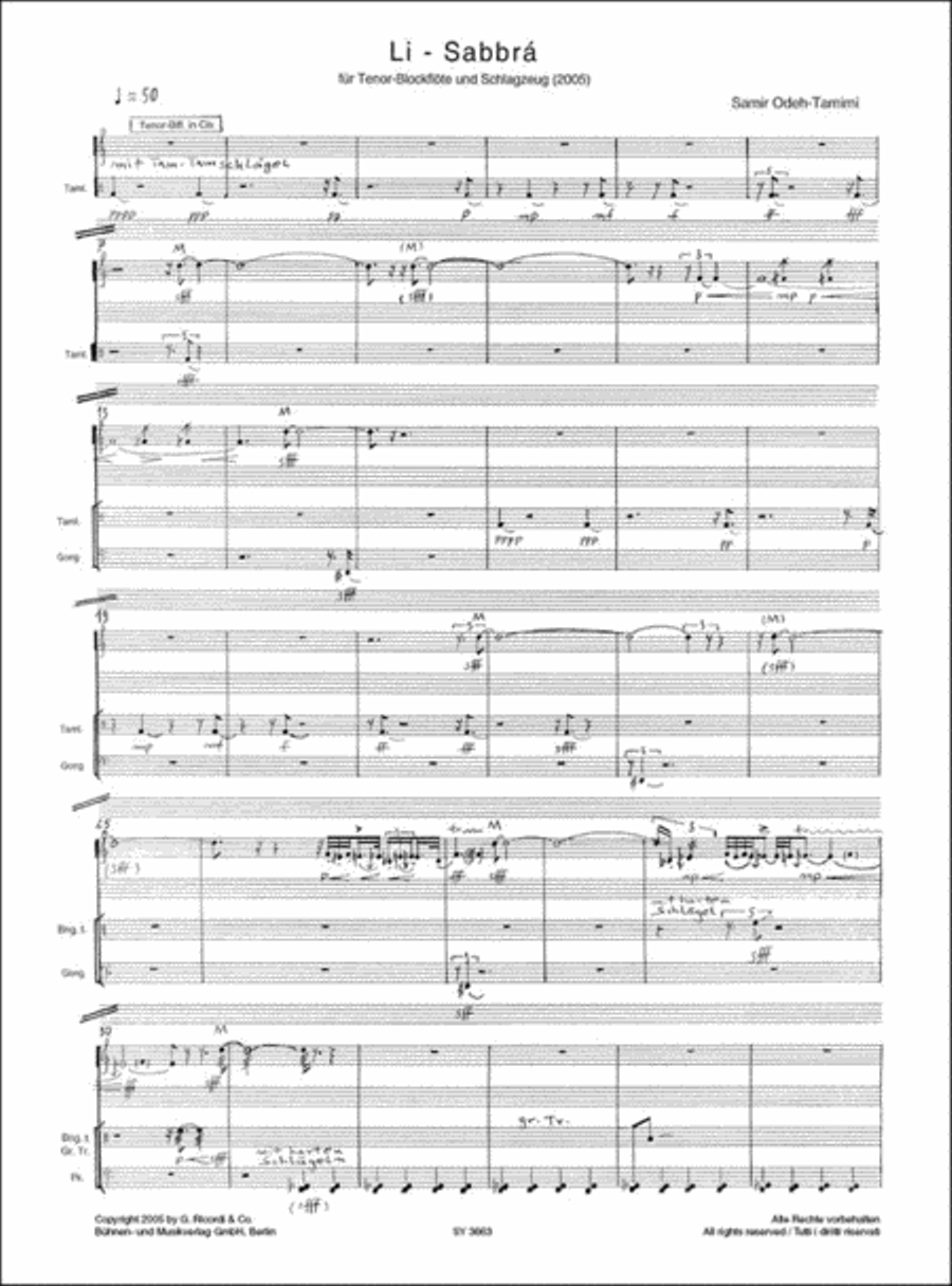 Li-Sabbrá Recorder scores gallery preview page 2