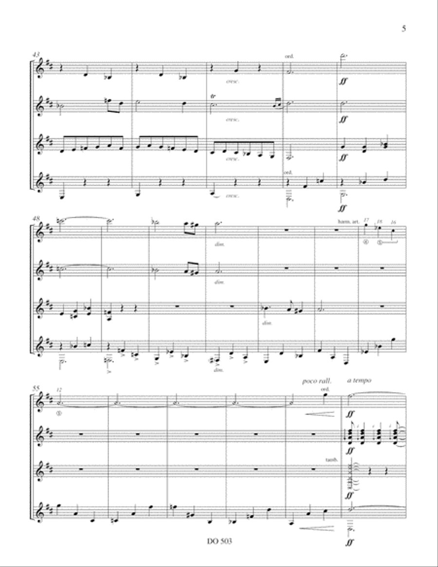Intermezzo Intermezzo Guitar Ensemble scores gallery preview page 5