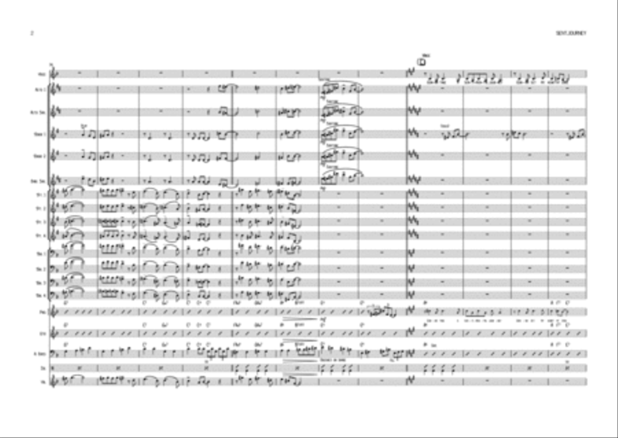 Sentimental Journey Jazz Ensemble scores gallery preview page 2
