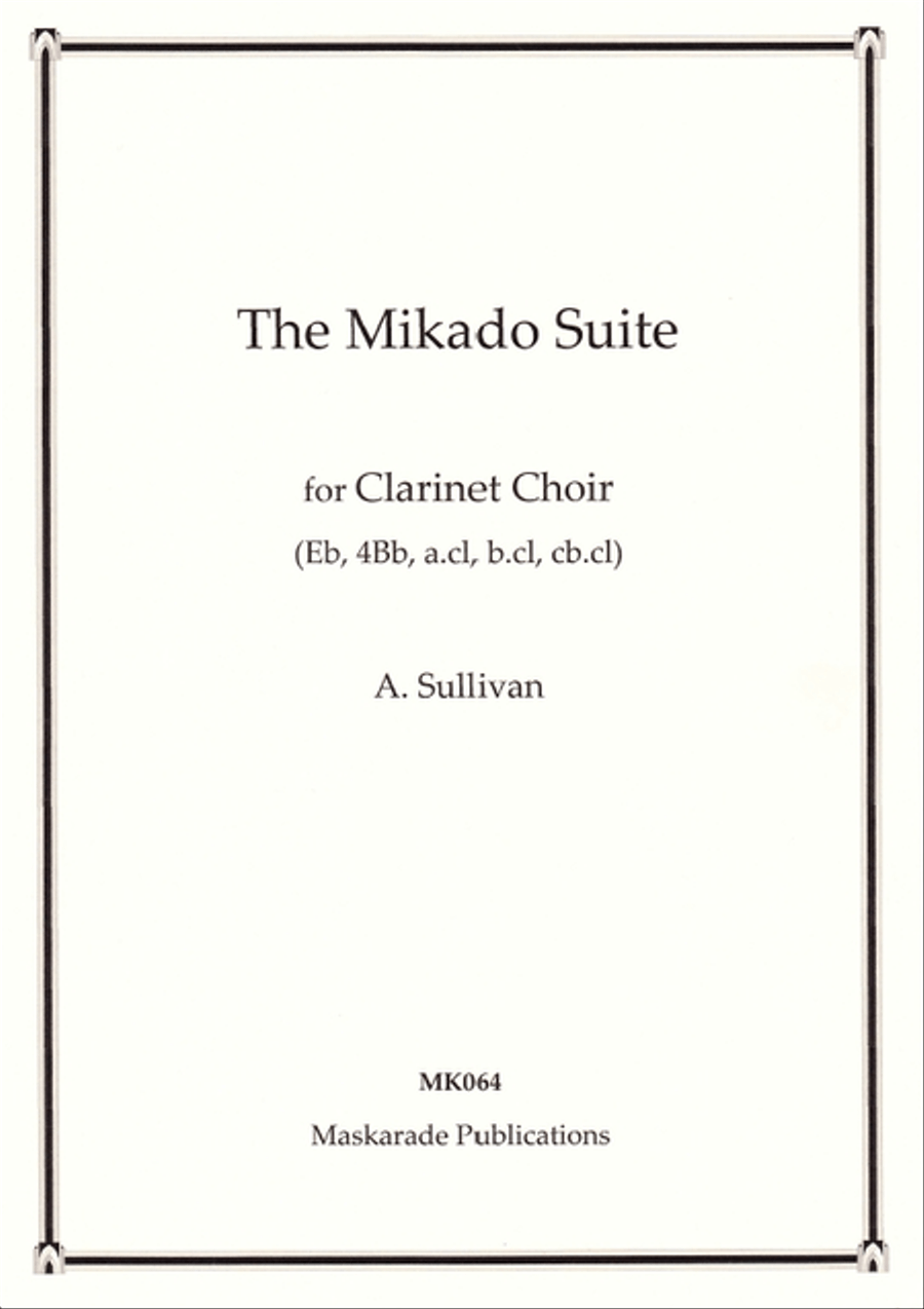 Mikado Suite Mikado Suite Clarinet Choir scores gallery preview page 1