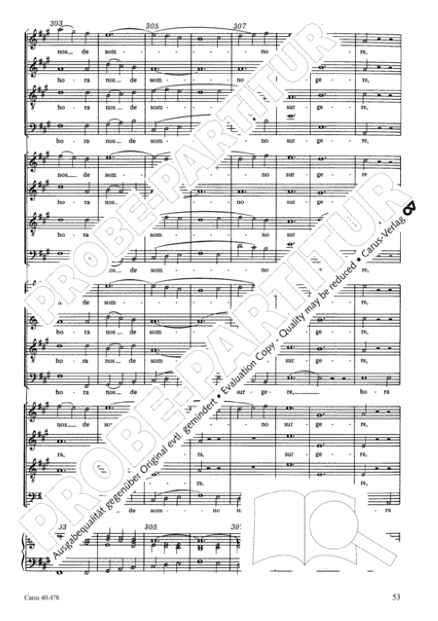 Hora est 4-Part scores gallery preview page 54