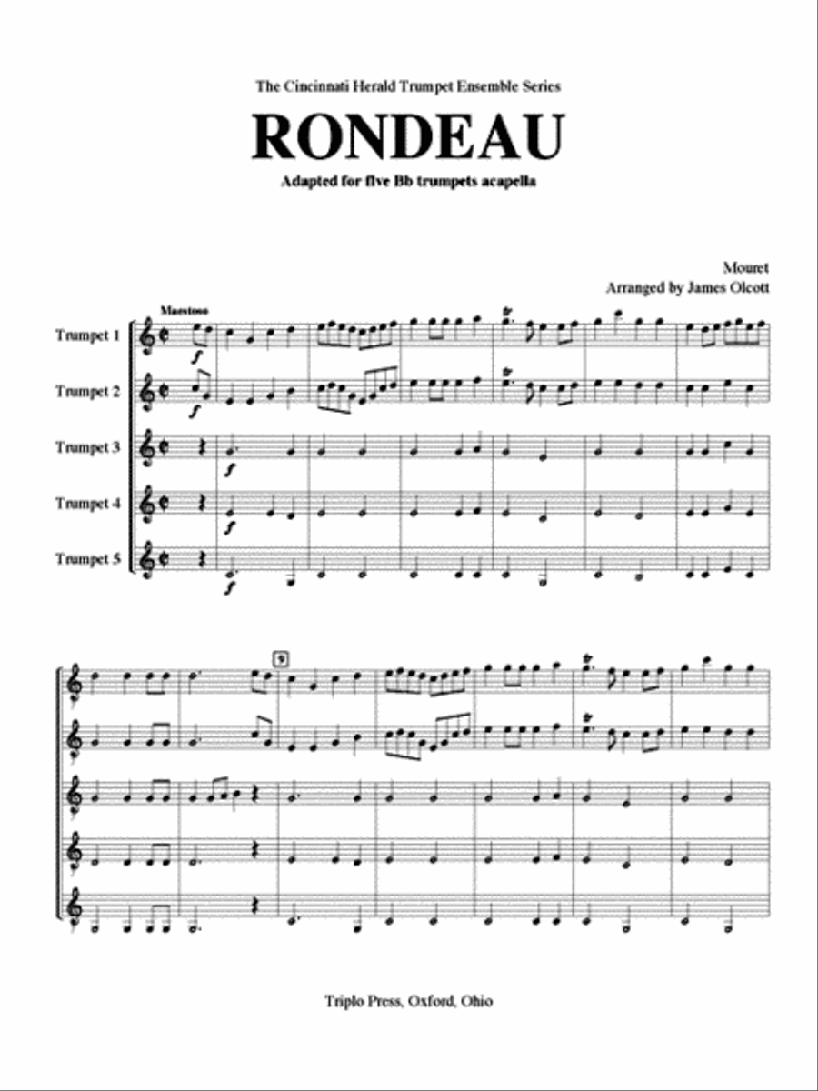 Rondeau Small Ensemble scores gallery preview page 2