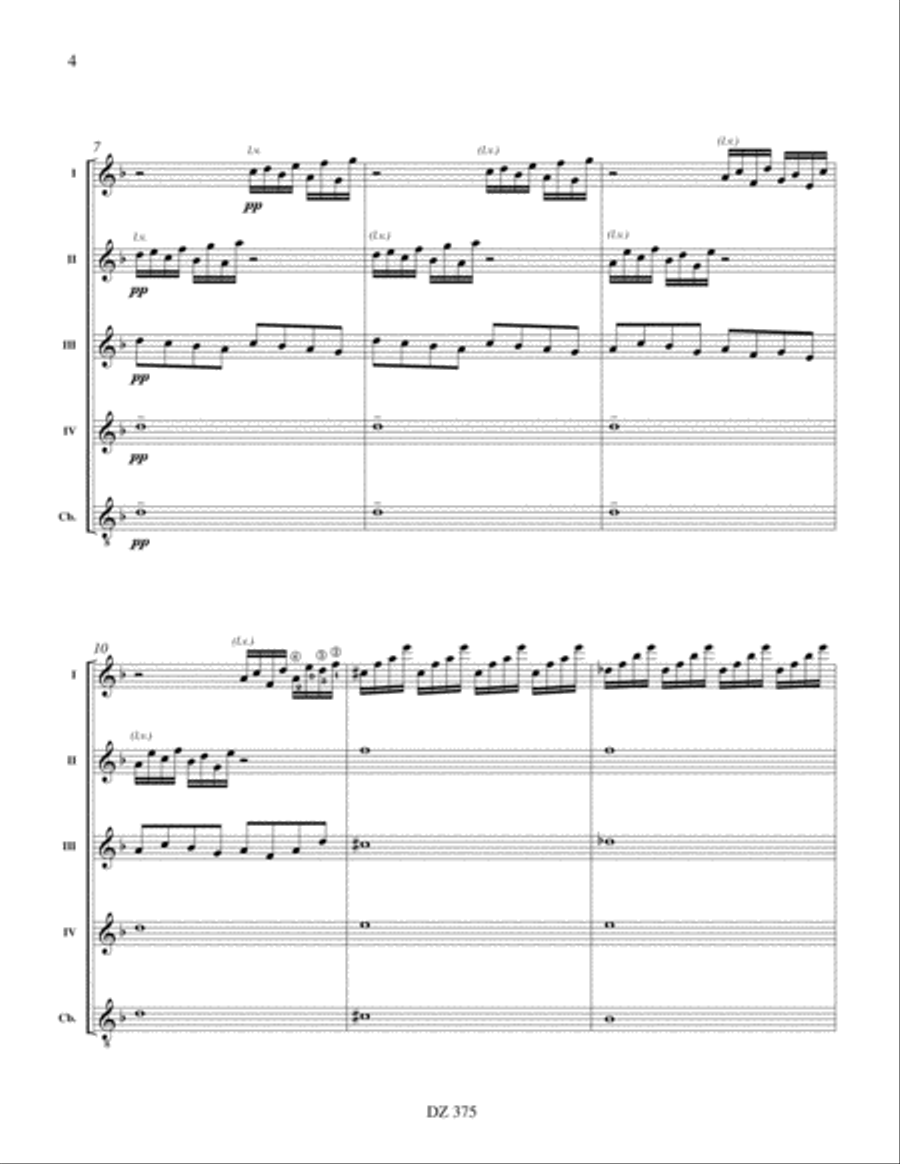 The Snow is Dancing Guitar Ensemble scores gallery preview page 4