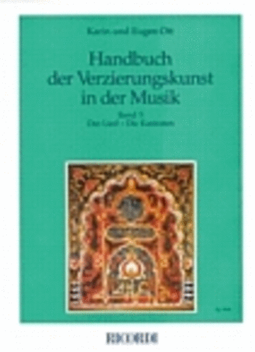 Handbuch der Verzierungskunst in der Musik