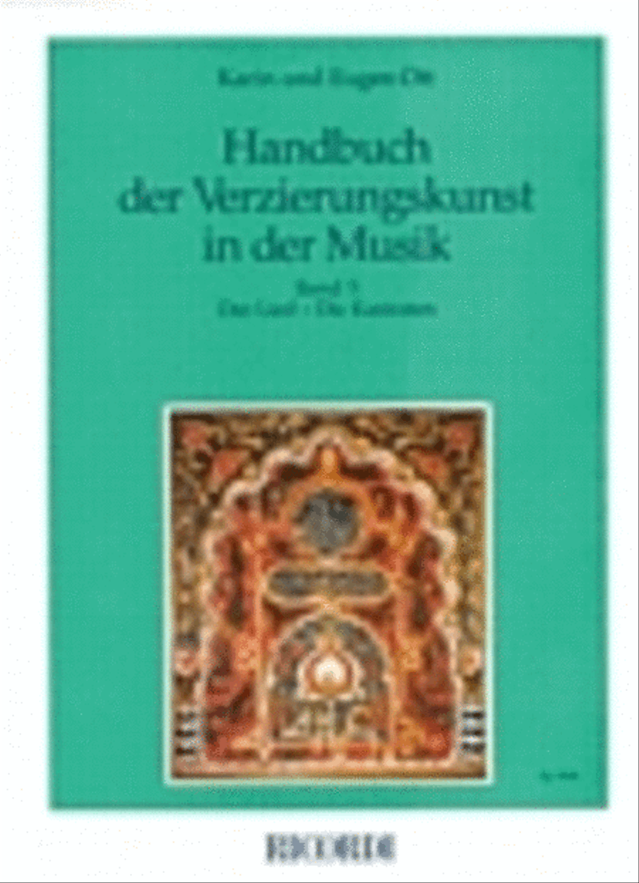 Handbuch der Verzierungskunst in der Musik School and Community scores gallery preview page 1