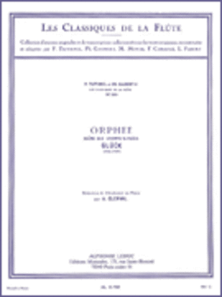 Book cover for Orphee - Classiques No. 20