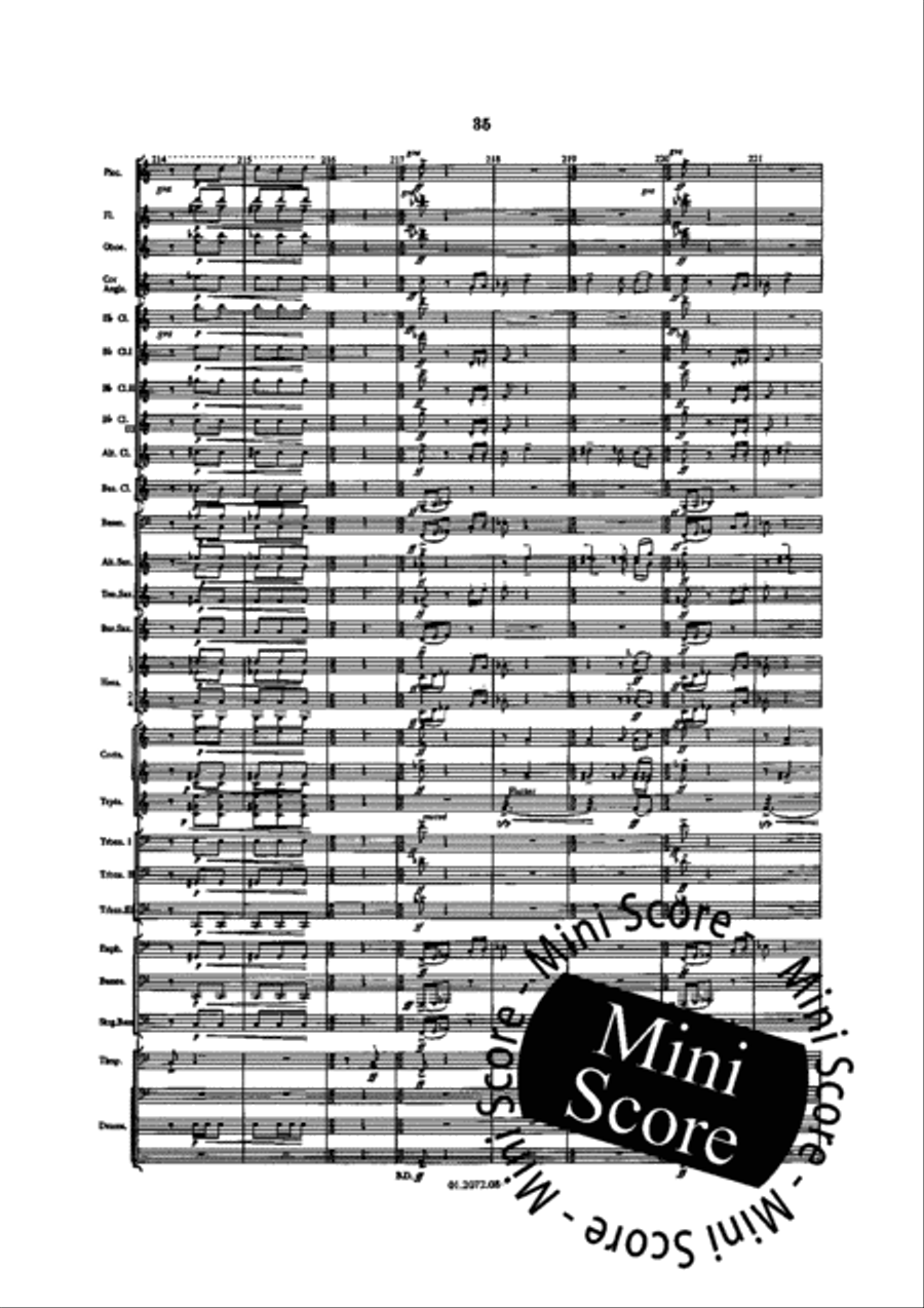 Atmospheres Concert Band scores gallery preview page 39