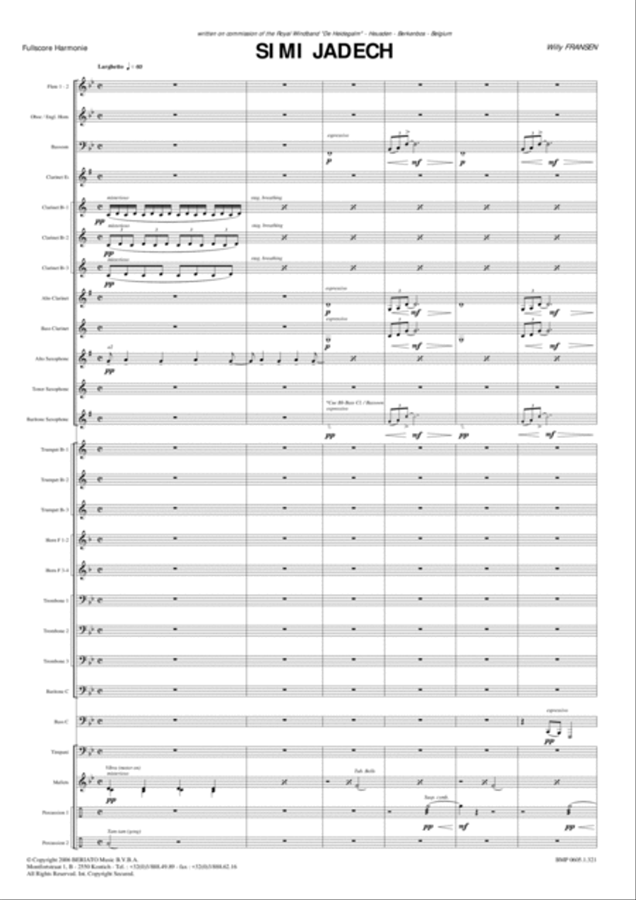 Simi Jadech Simi Jadech Concert Band scores gallery preview page 2