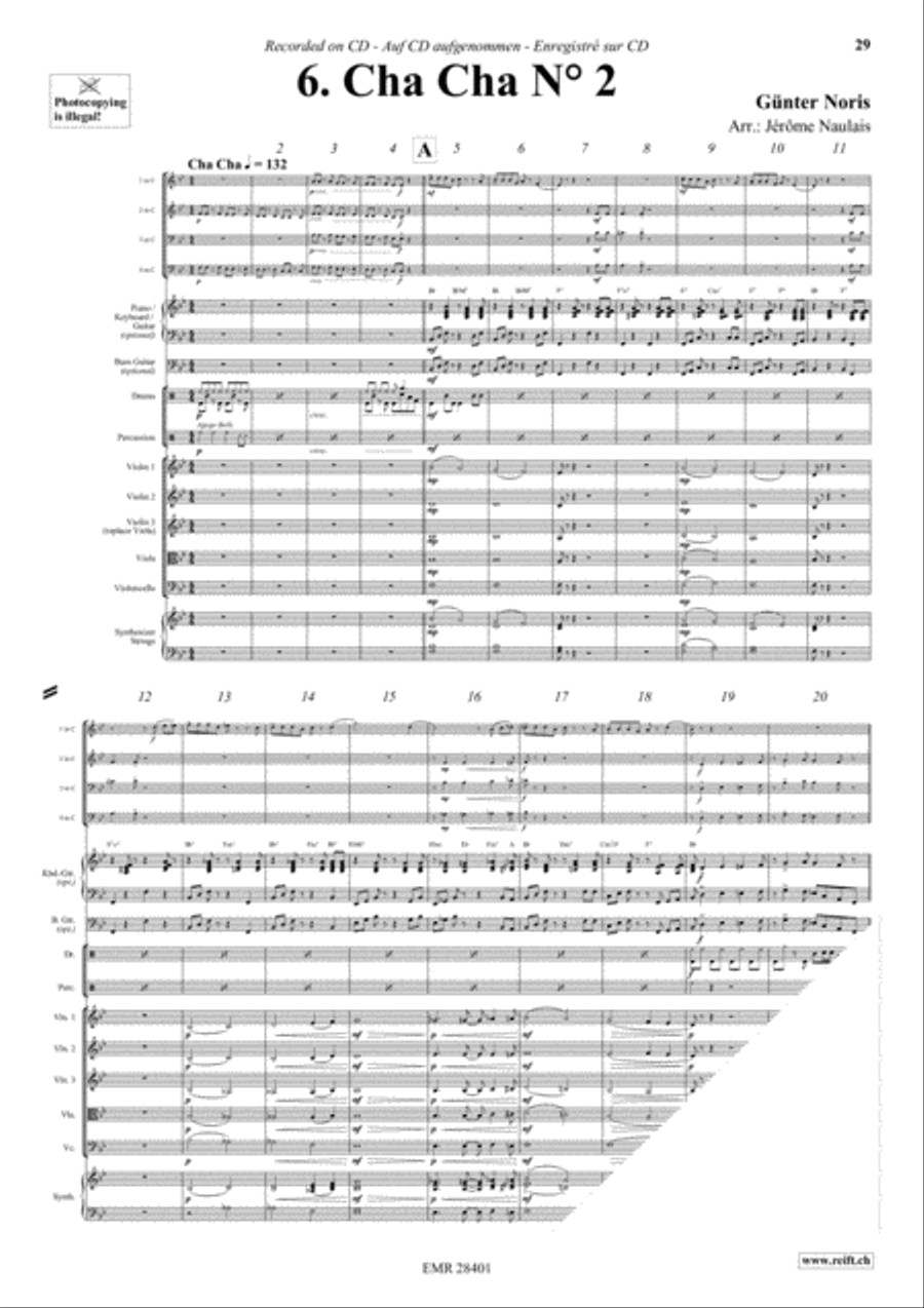 Let's Dance Volume 2 Brass Ensemble scores gallery preview page 8