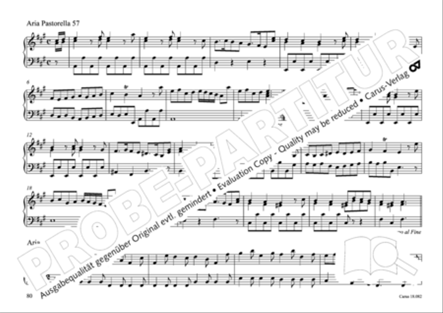 Pastoral music for organ, vol. 2: Germany, Bohemia, Austria, South Tyrol Organ Solo scores gallery preview page 81