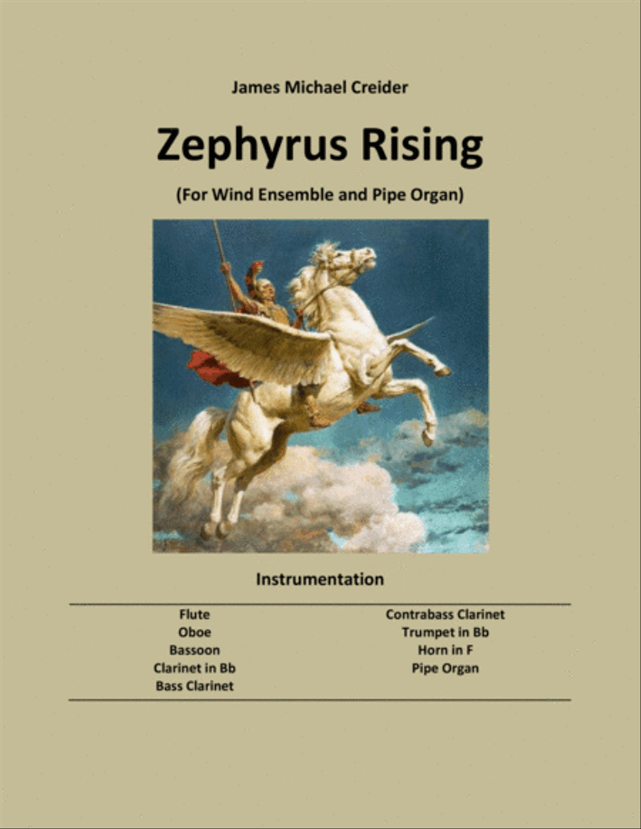 Zephyrus Rising Small Ensemble scores gallery preview page 1