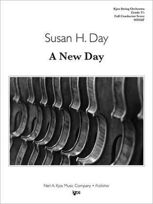 Book cover for A New Day - Score