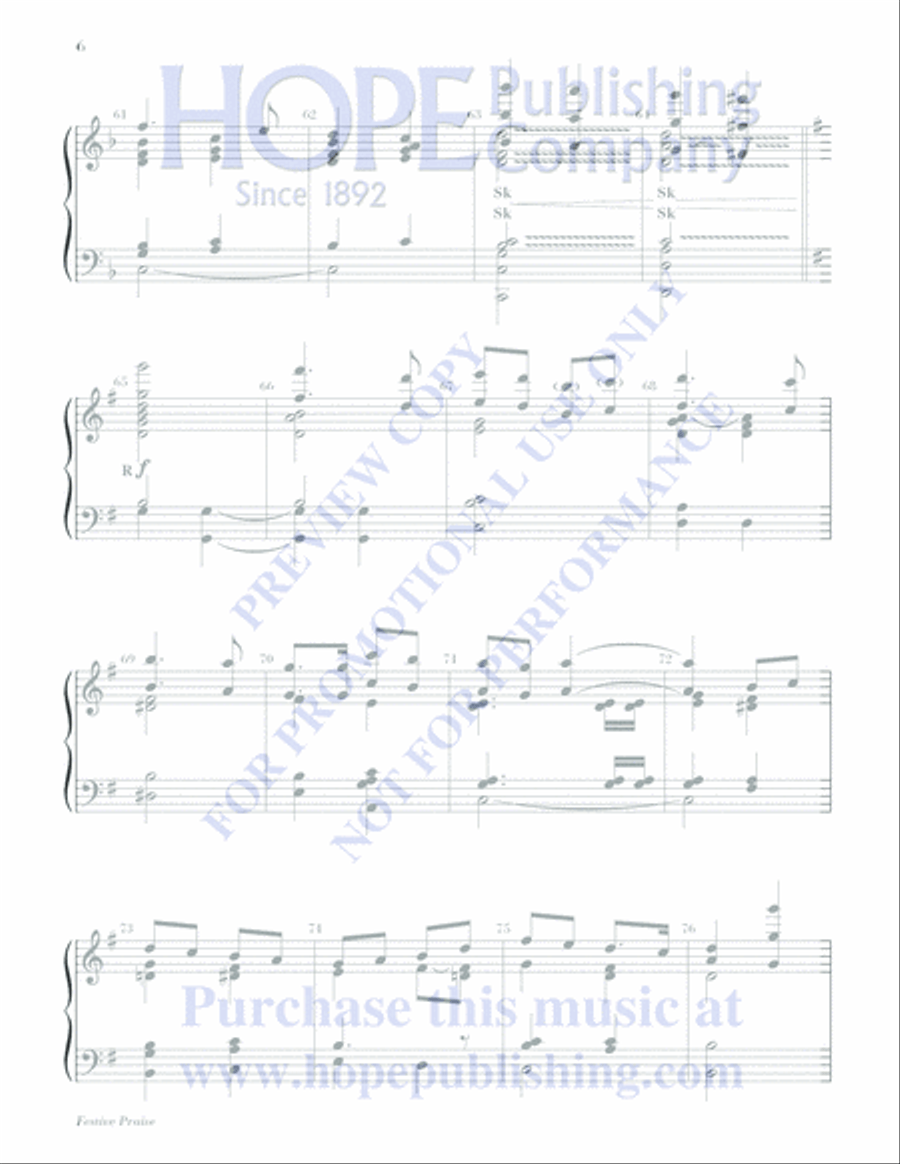 Festive Praise Festive Praise 5-Octaves scores gallery preview page 6