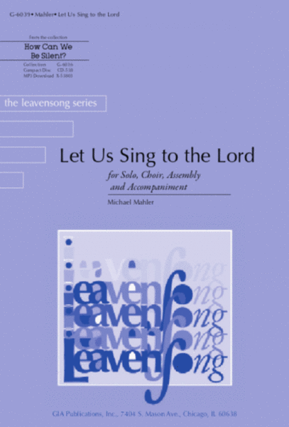 Let Us Sing to the Lord - Guitar edition