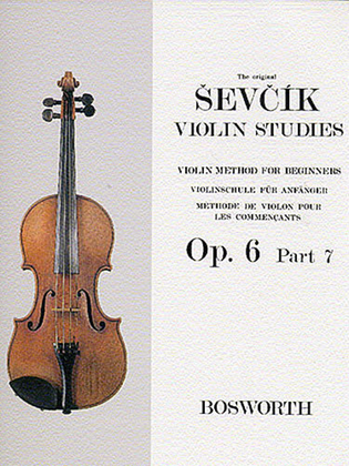 Sevcik Violin Studies - Opus 6, Part 7