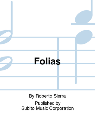 Book cover for Folias concerto