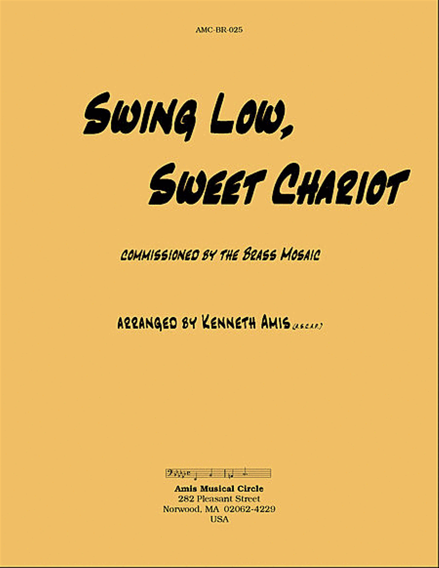 Swing Low, Sweet Chariot Brass Quintet scores gallery preview page 1