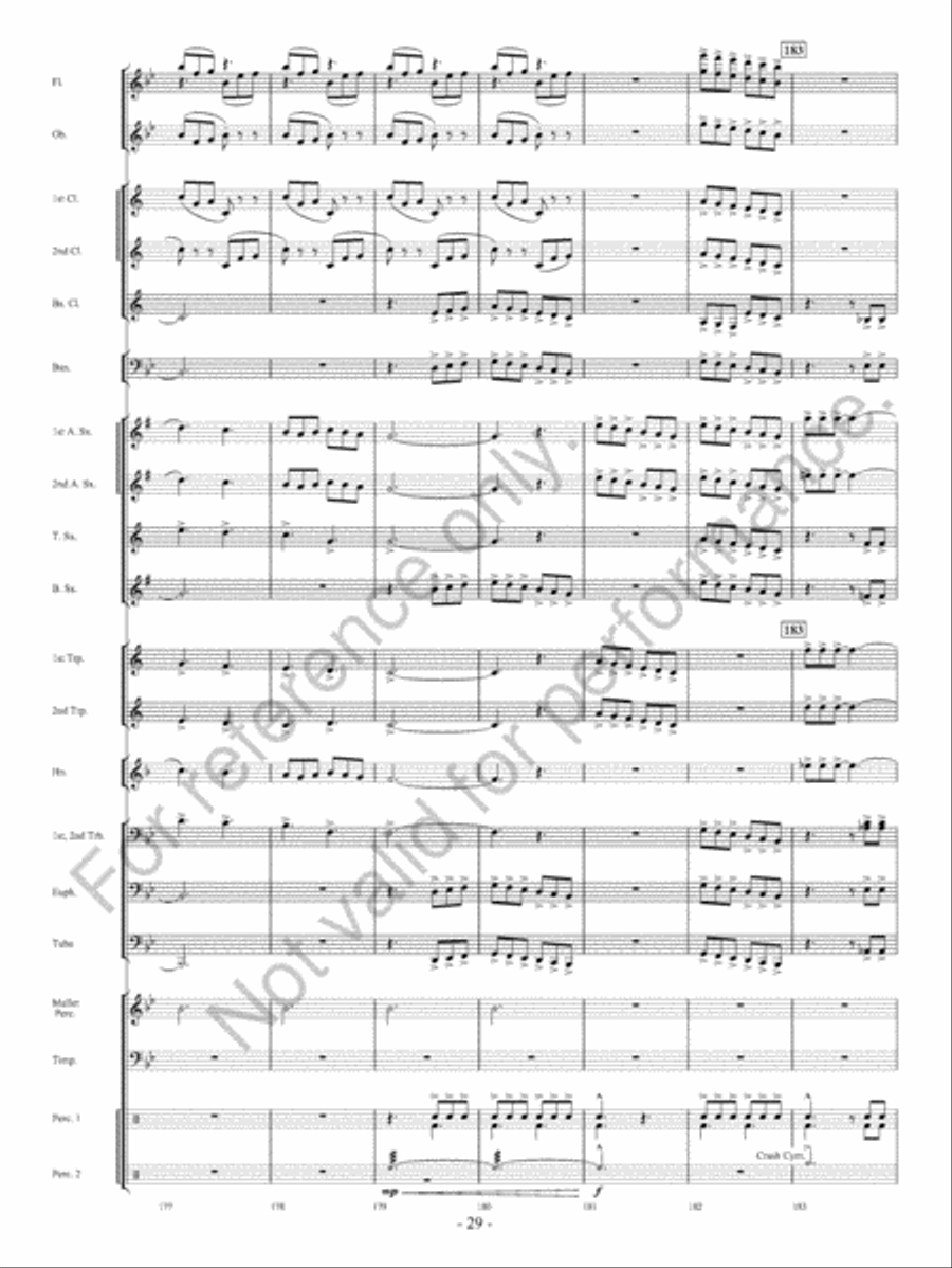 Beyond Bold Horizons Beyond Bold Horizons Concert Band scores gallery preview page 30