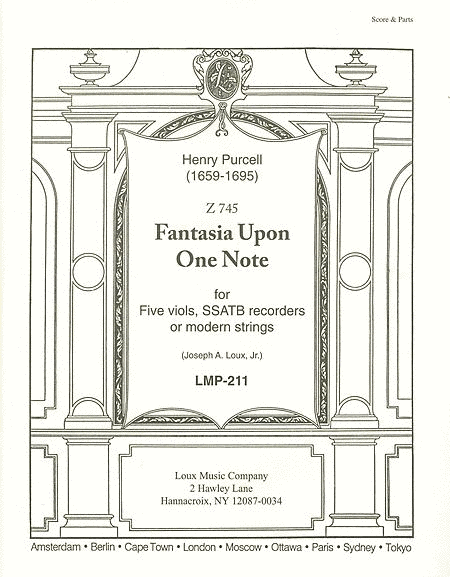 Fantasia upon one Note [Z 745]