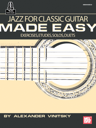 Book cover for Jazz for Classic Guitar Made Easy