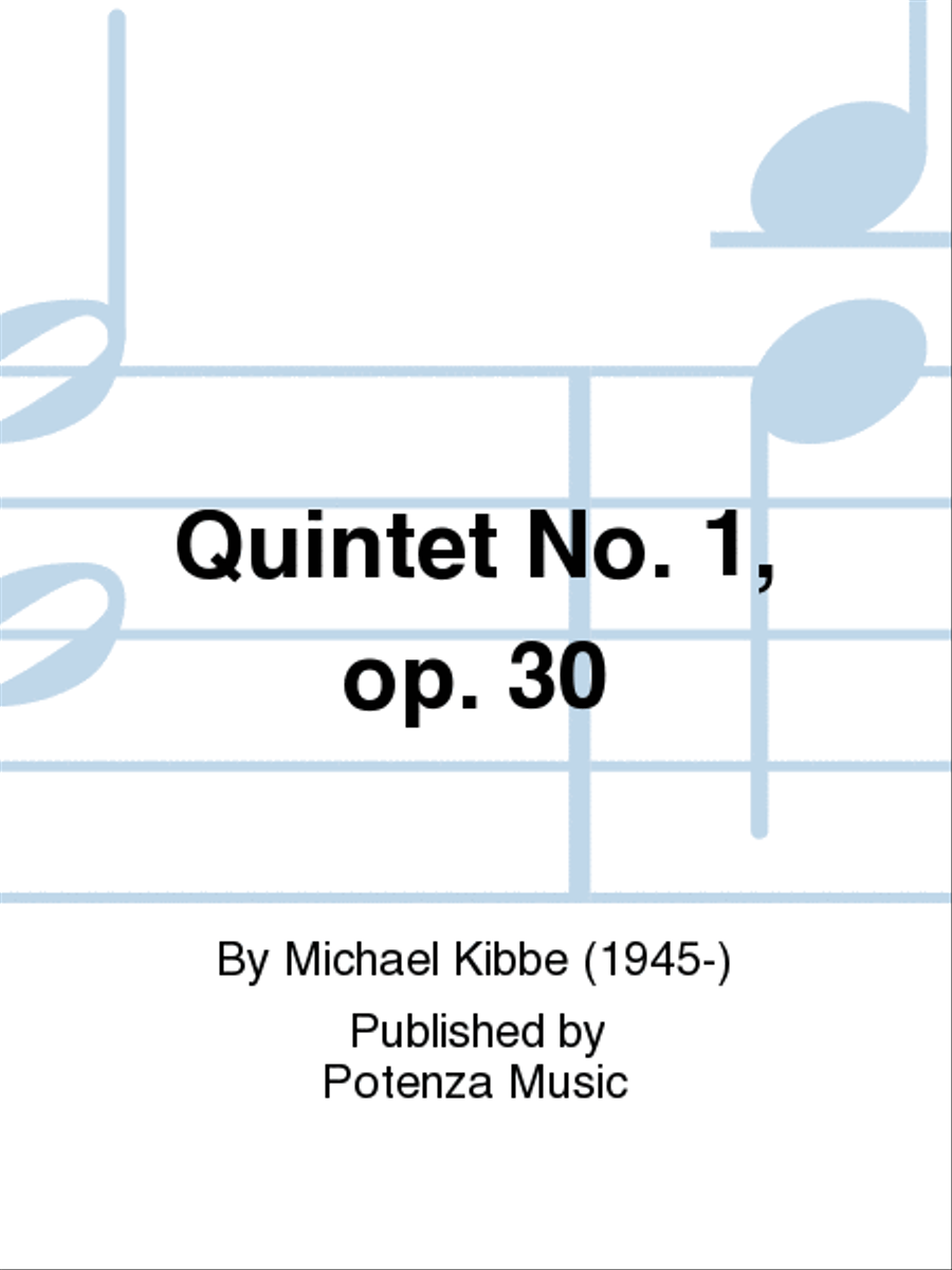 Quintet No. 1, op. 30 Brass Quintet scores gallery preview page 1