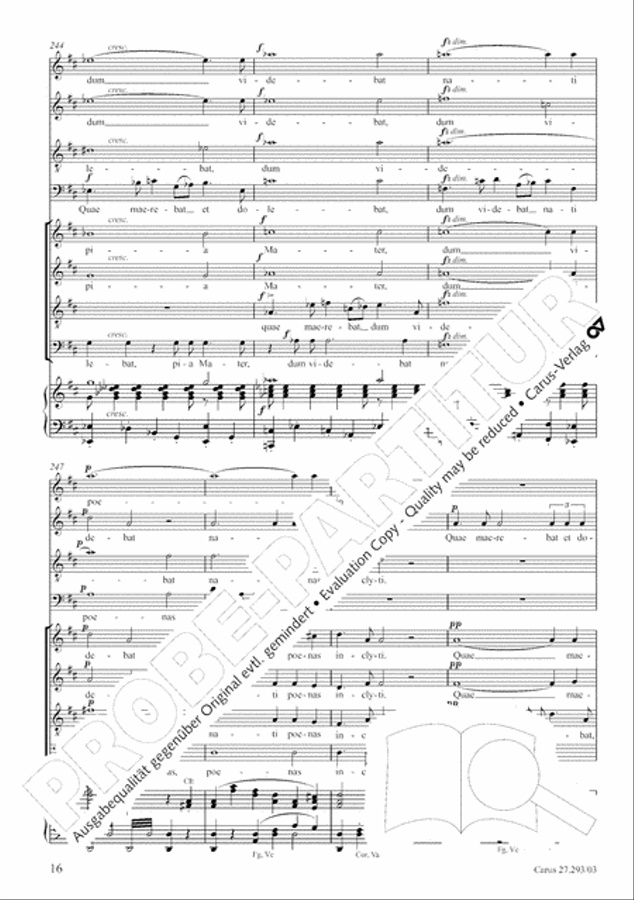 Stabat mater Stabat mater 4-Part scores gallery preview page 23