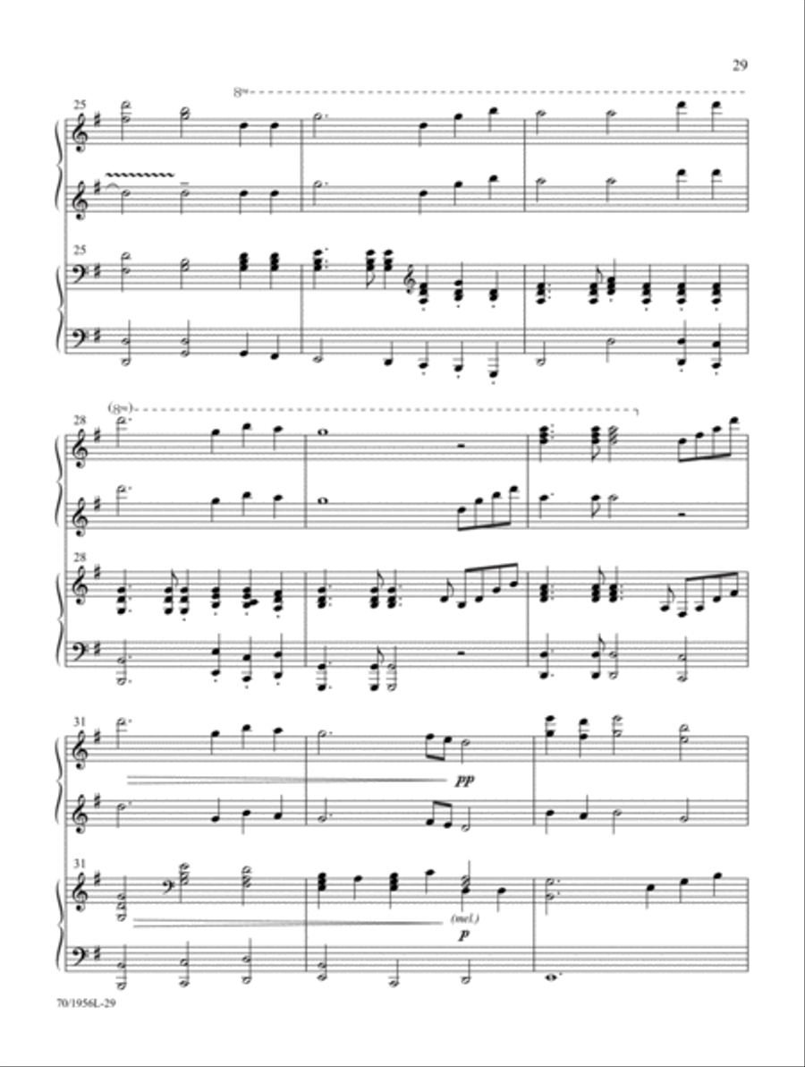 Praises and Prayers Praises and Prayers Piano Duet scores gallery preview page 21