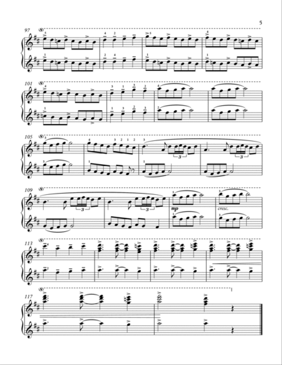 Music is for Life! Piano scores gallery preview page 5
