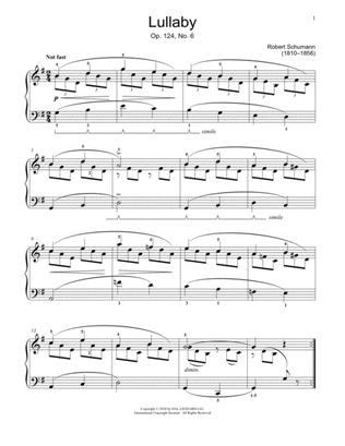 Little Lullaby, Op. 124, No. 6