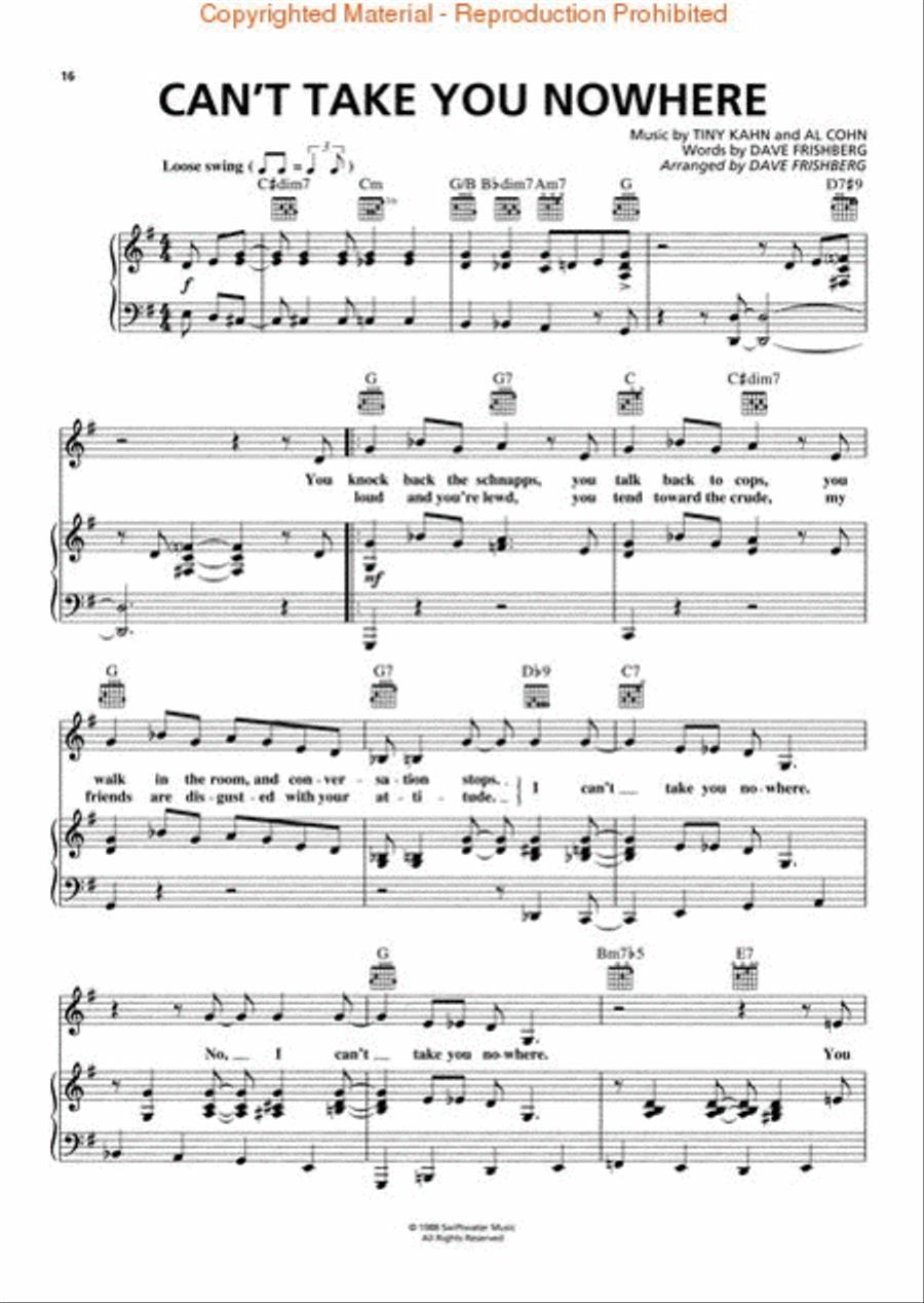 Listen Here: Songs by Dave Frishberg – Second Edition Piano, Vocal, Guitar scores gallery preview page 3