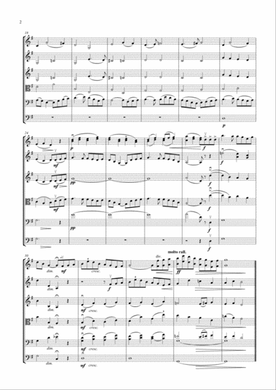 Londonderry Air (Danny Boy) String Orchestra scores gallery preview page 2