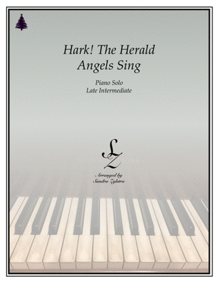 Book cover for Hark! The Herald Angels Sing (late intermediate piano)