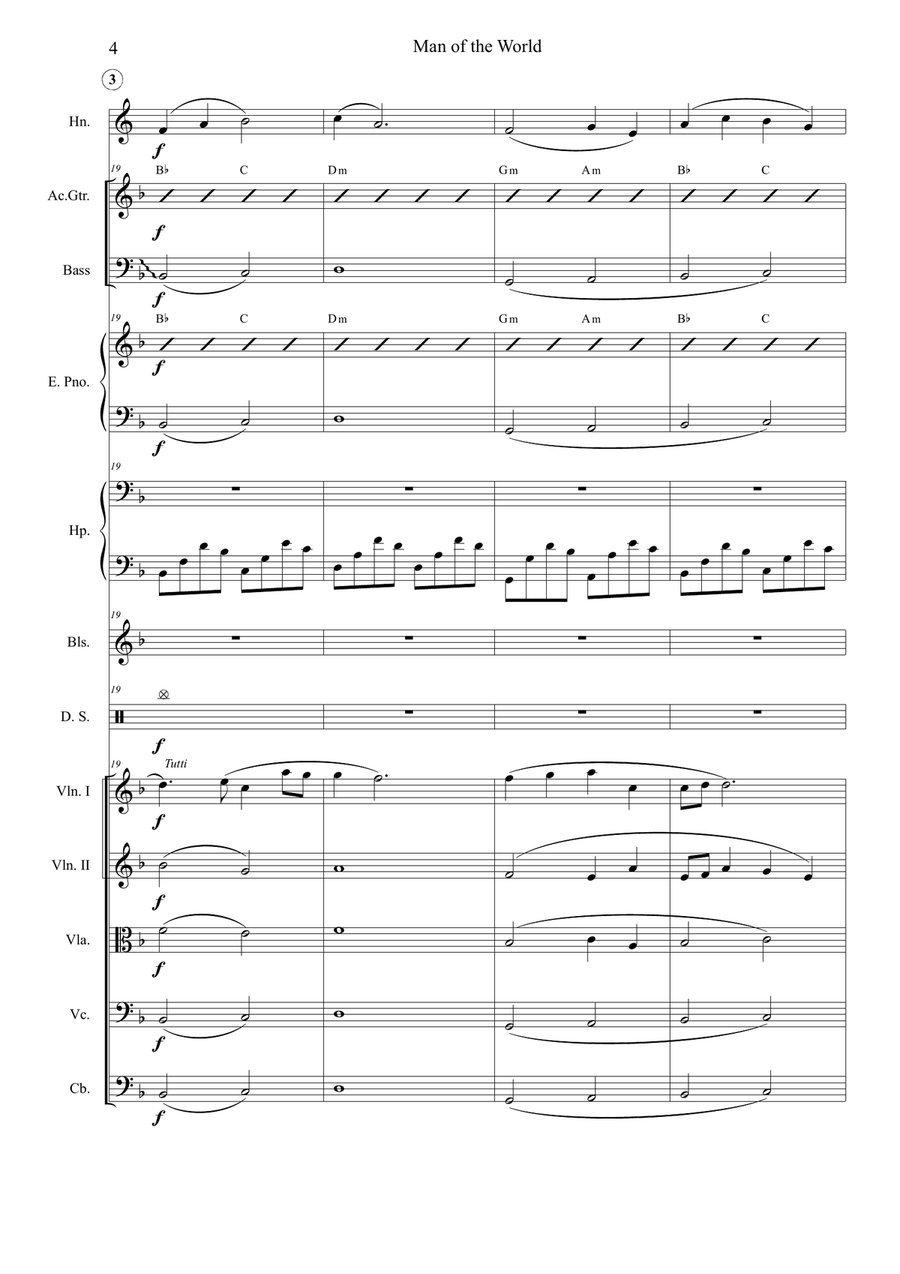 Man Of The World Chamber Orchestra scores gallery preview page 4