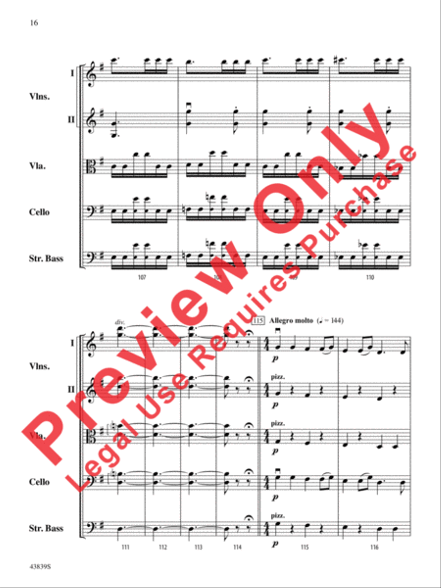 Mozartiana Mozartiana String Orchestra scores gallery preview page 17